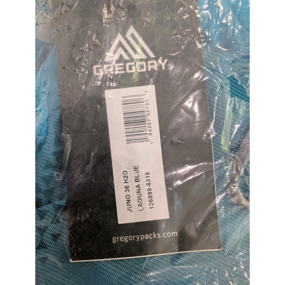 Gregory Juno 36L H20 w/ VaporSpan in Laguna Blue BRAND NEW RARE Size and Color - Picture 5 of 11